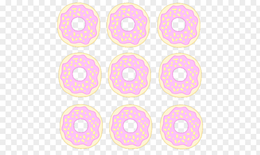 Circle Pink M Pattern PNG