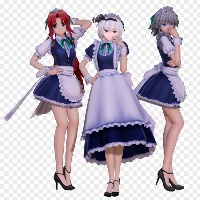Maid Lady's Touhou Project Housekeeper Domestic Worker PNG
