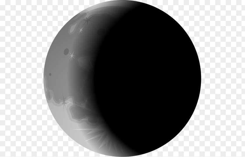 Moon Phase Southern Hemisphere Lunar Crescent PNG