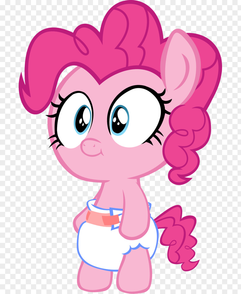 Pinkie Pie Pony DeviantArt Diaper Infant PNG