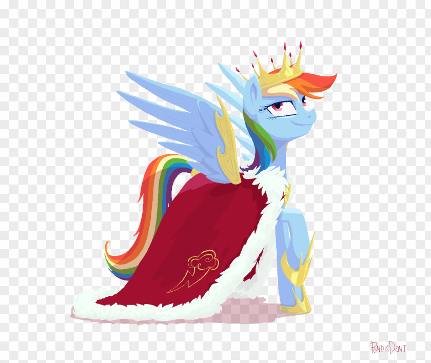 Queen Rainbow Dash DeviantArt Pony Digital Art PNG