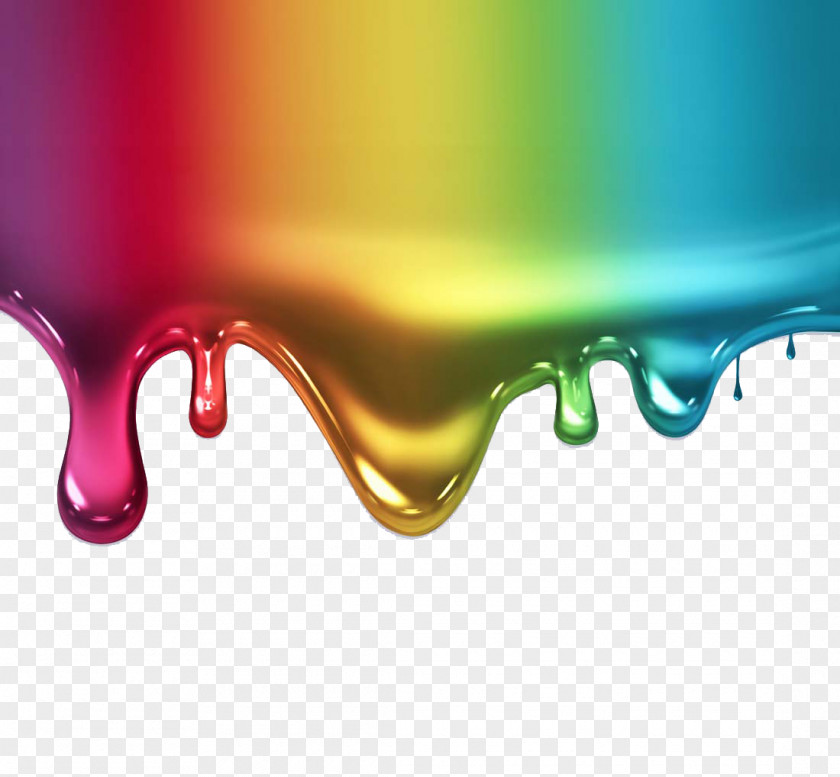 Colorful Paint Watercolor Painting Drip Royalty-free PNG
