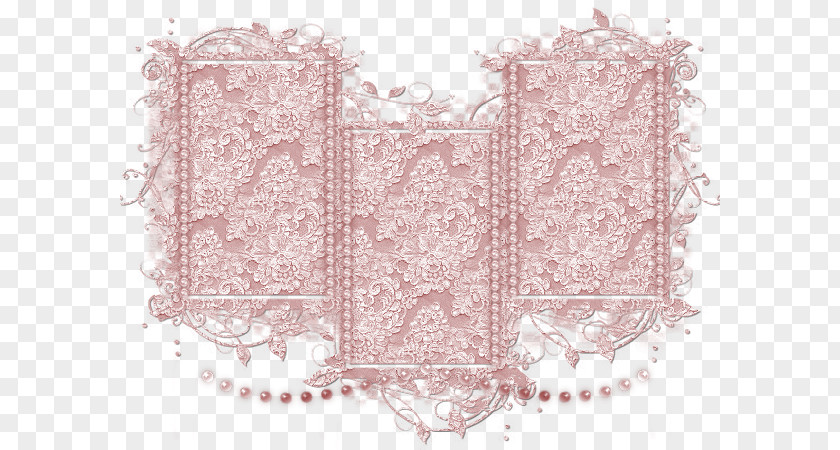 Lace Material Picture Frames Photography Pattern PNG