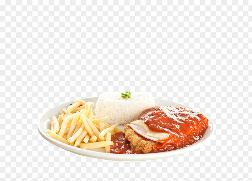 Milanesa French Fries Chicken Parmigiana Full Breakfast As Food PNG