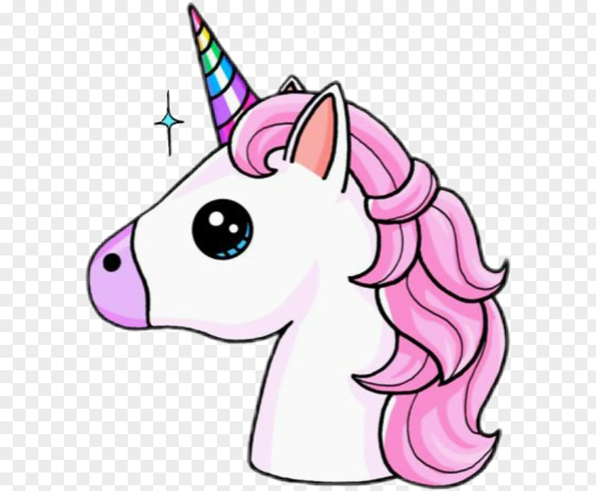 Unicorn Head Drawing Kavaii Cuteness Clip Art PNG