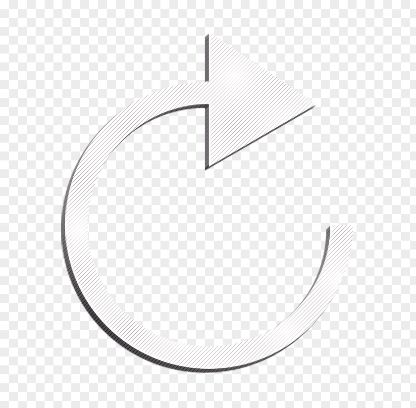 Blackandwhite Symbol Empty Icon Refresh PNG