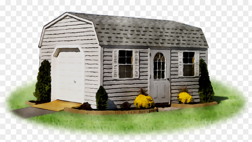 House Facade Property Roof Shed PNG