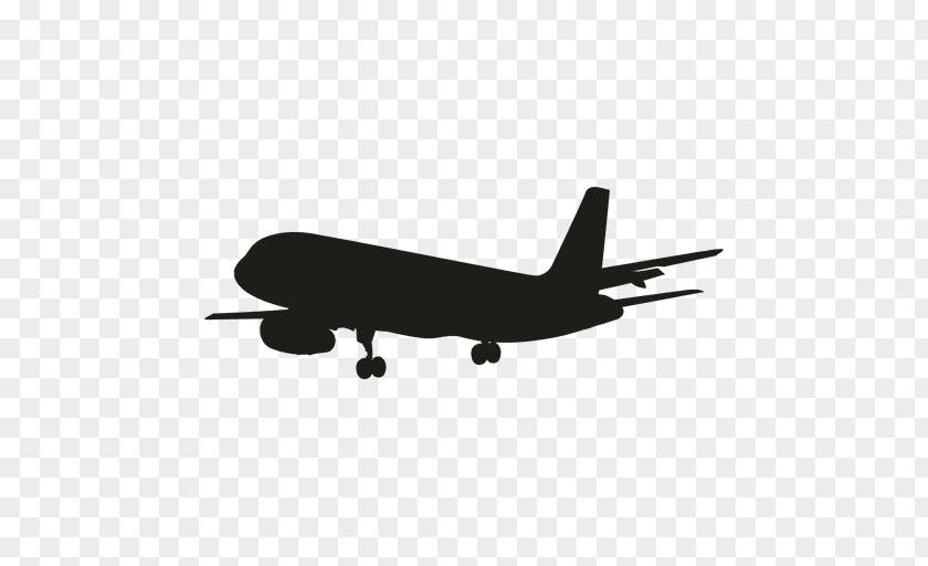 Plane Silhouette Figures Material Airplane Flight Aircraft Spotting Airport PNG