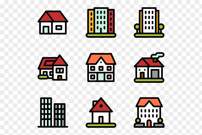 Residential House Clip Art PNG