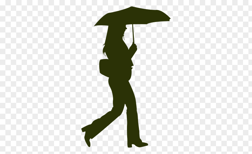 Woman Holding Book Silhouette Rain PNG