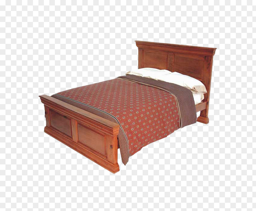Bed Frame Mattress Table Sheets PNG