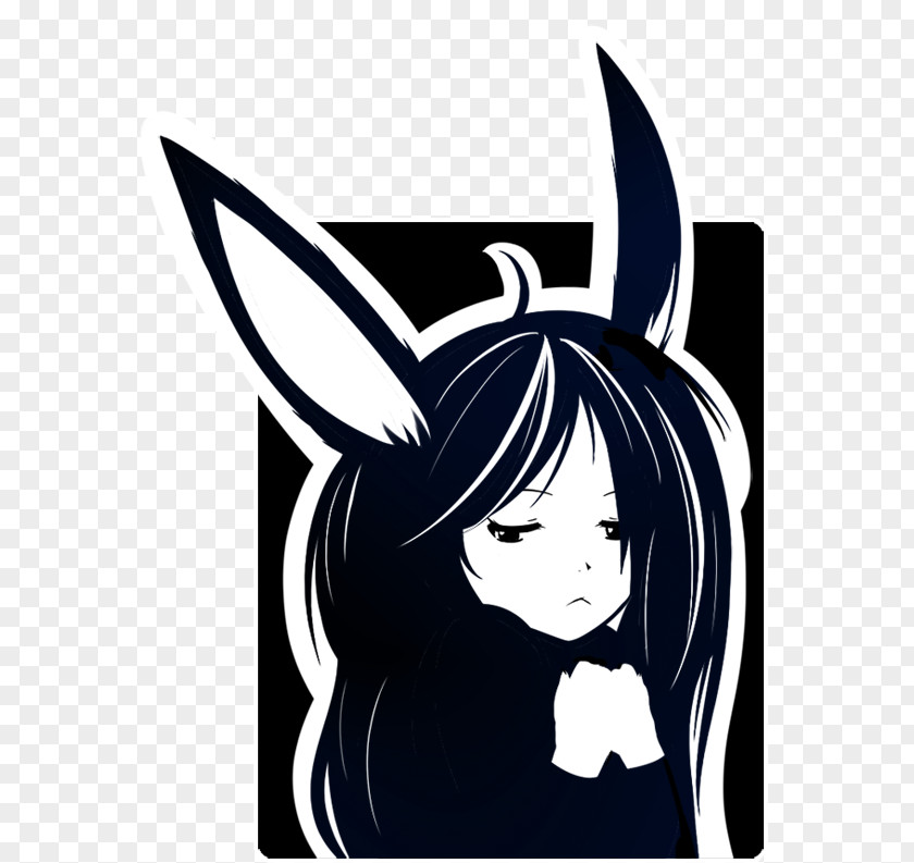 Bunny Ear Rabbit Drawing Art Character PNG