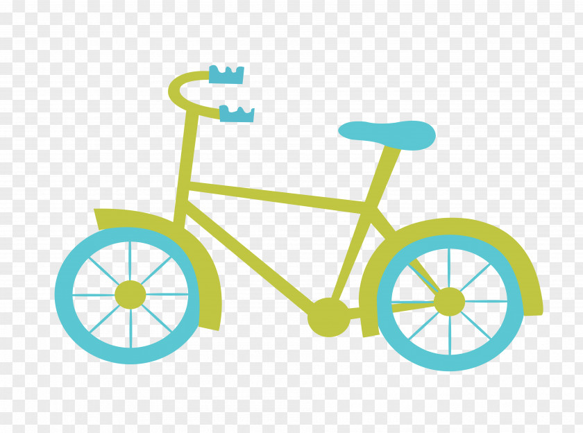 Cartoon Vector Bike PNG