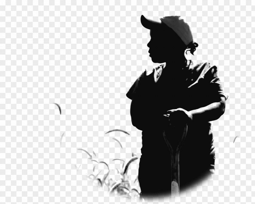 Farmer Silhouette Agriculture PNG