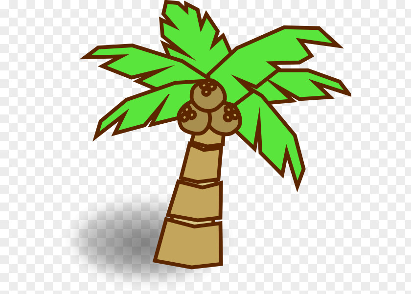 Green Coconut Trees Arecaceae Tree Clip Art PNG