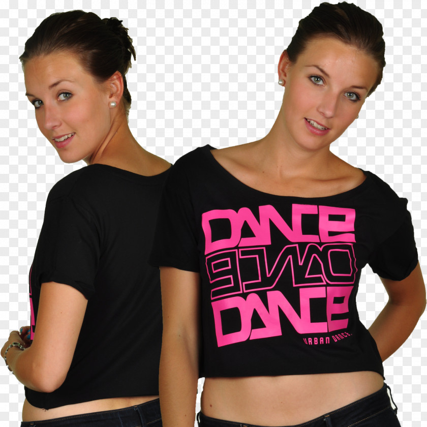 Urban Women T-shirt Sleeve Top Clothing Dance PNG