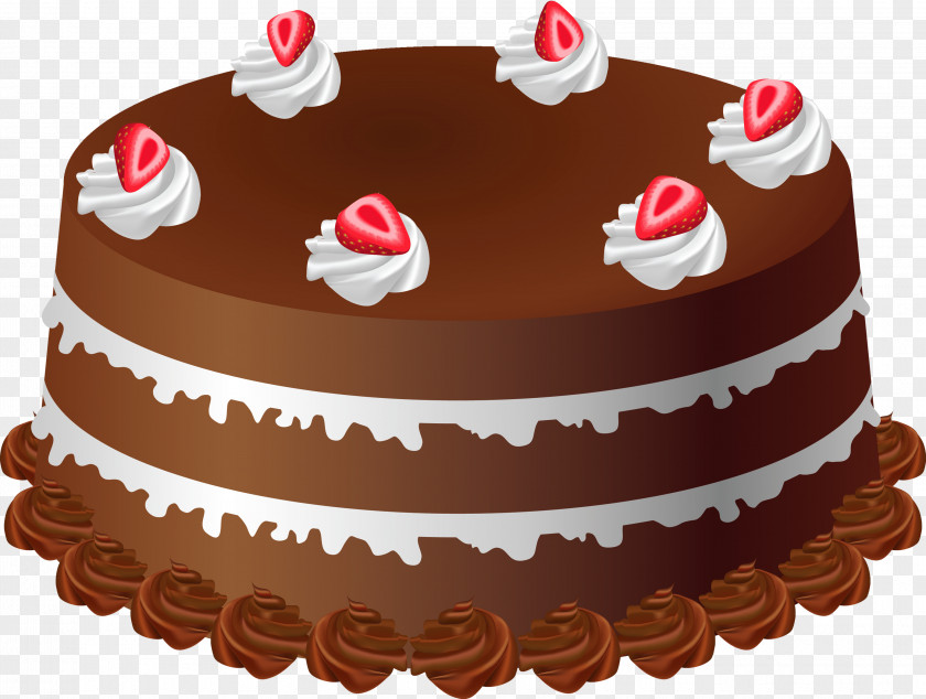 Chocolate Cake Art Large Picture Birthday Christmas PNG