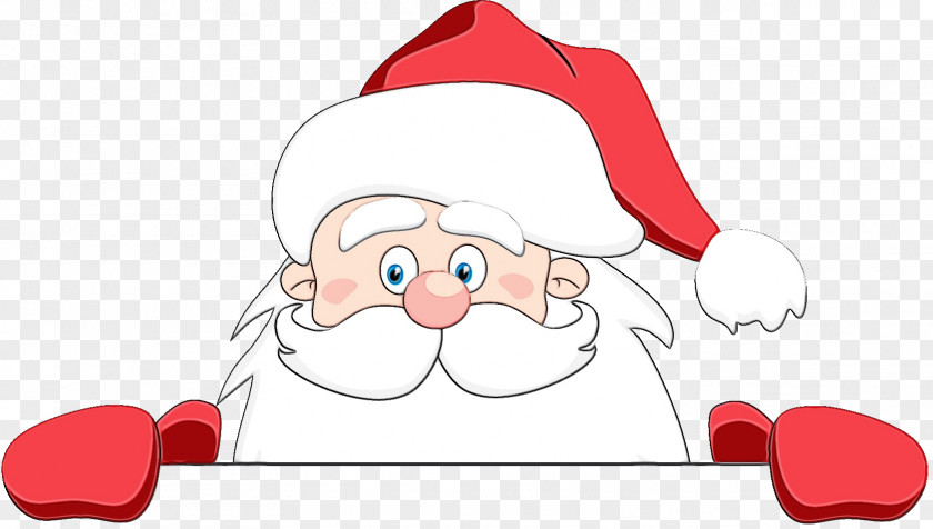 Pleased Christmas Eve Santa Claus PNG