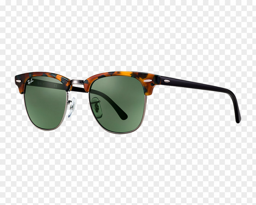 Ray Ban Ray-Ban Clubmaster Classic Sunglasses Fleck PNG