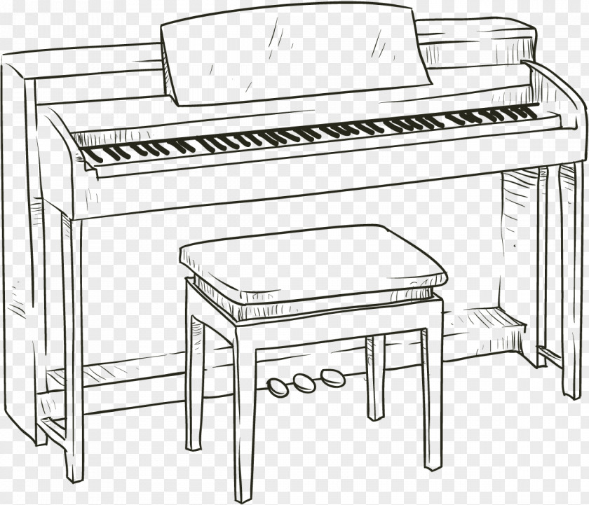 Vector Piano Download PNG