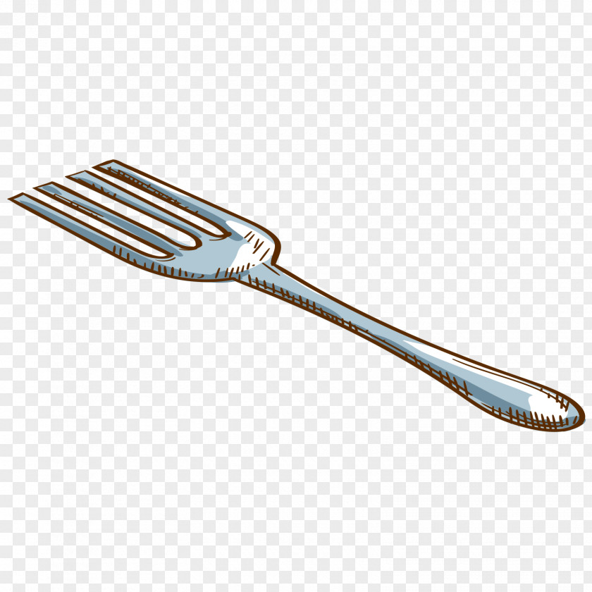 Blue Fork Icon PNG