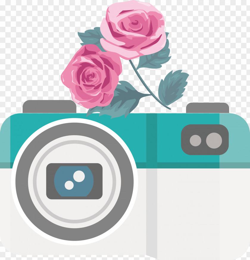 Camera Flower PNG