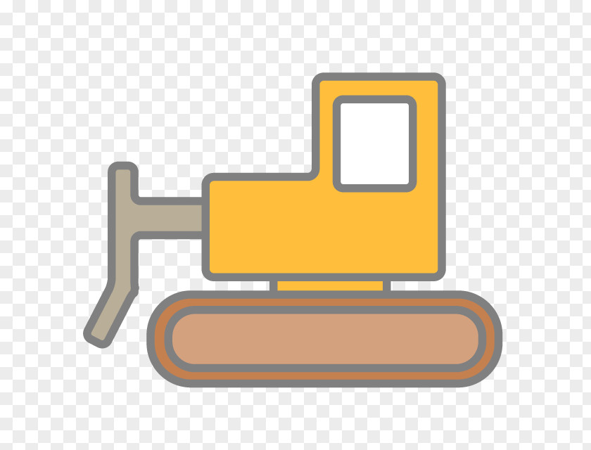 Chubby Ink Machine Clip Art Bulldozer Illustration Heavy Machinery PNG