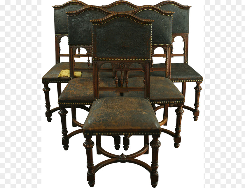 French Furniture Chair Table Antique Upholstery PNG