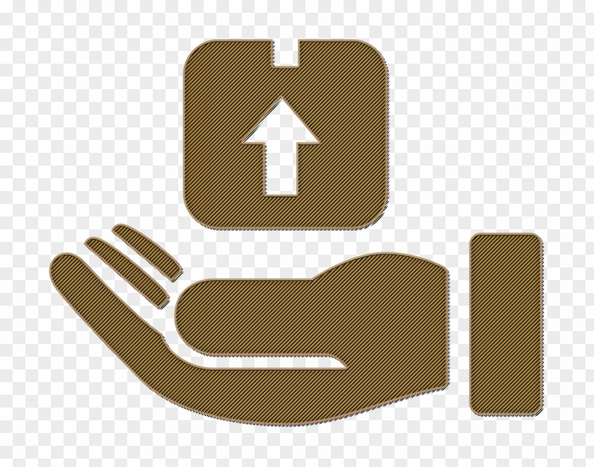 Logistics Delivery Icon Hand Box On A PNG