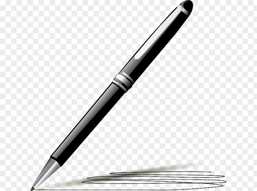 Pen And Ink Fountain Quill Ballpoint Clip Art PNG