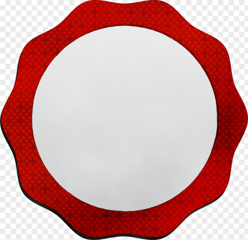 Red Tableware Circle PNG
