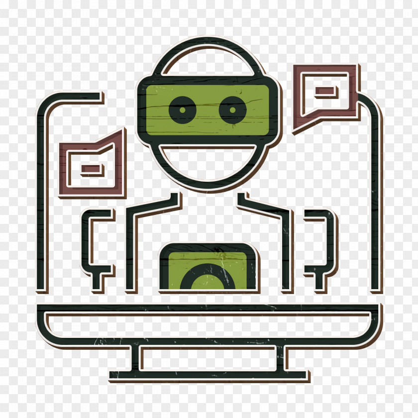 Smile Rectangle Machine Learning Icon PNG