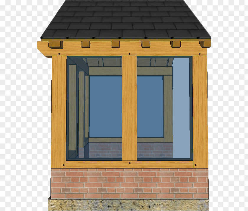 Window Porch Facade Roof Daylighting PNG
