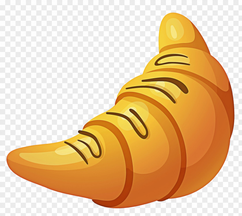 Yellow Baking Croissant PNG