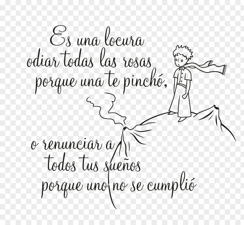 El Principito The Little Prince Sentence Book Quotation Aphorism PNG