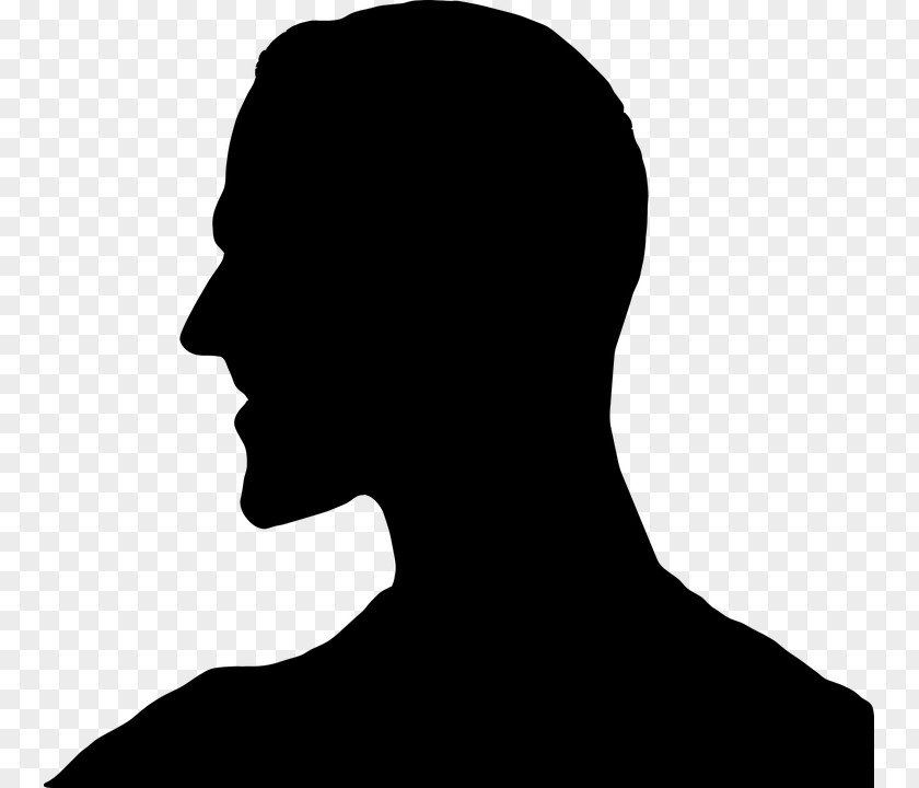 Faceprofile Silhouette Person Clip Art PNG