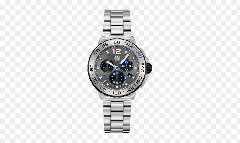 TAG Heuer Men's Quartz Watch Chronograph Clock Bracelet PNG