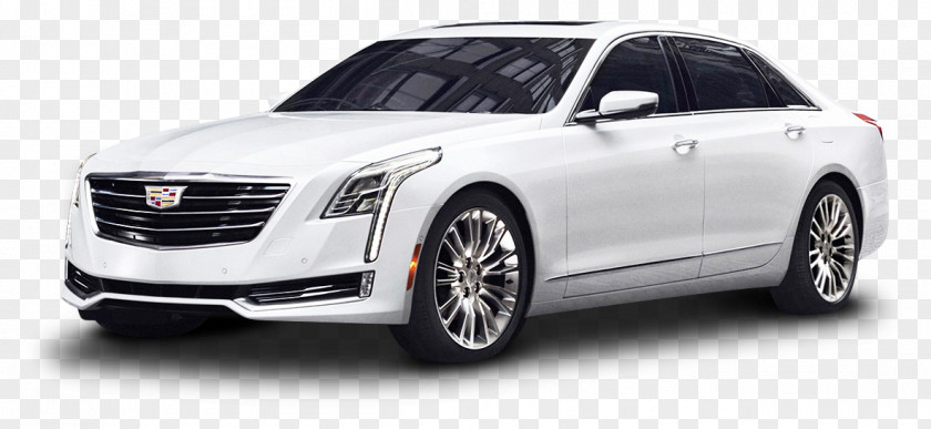 Cadillac CT6 White Car 2017 2018 CTS PNG