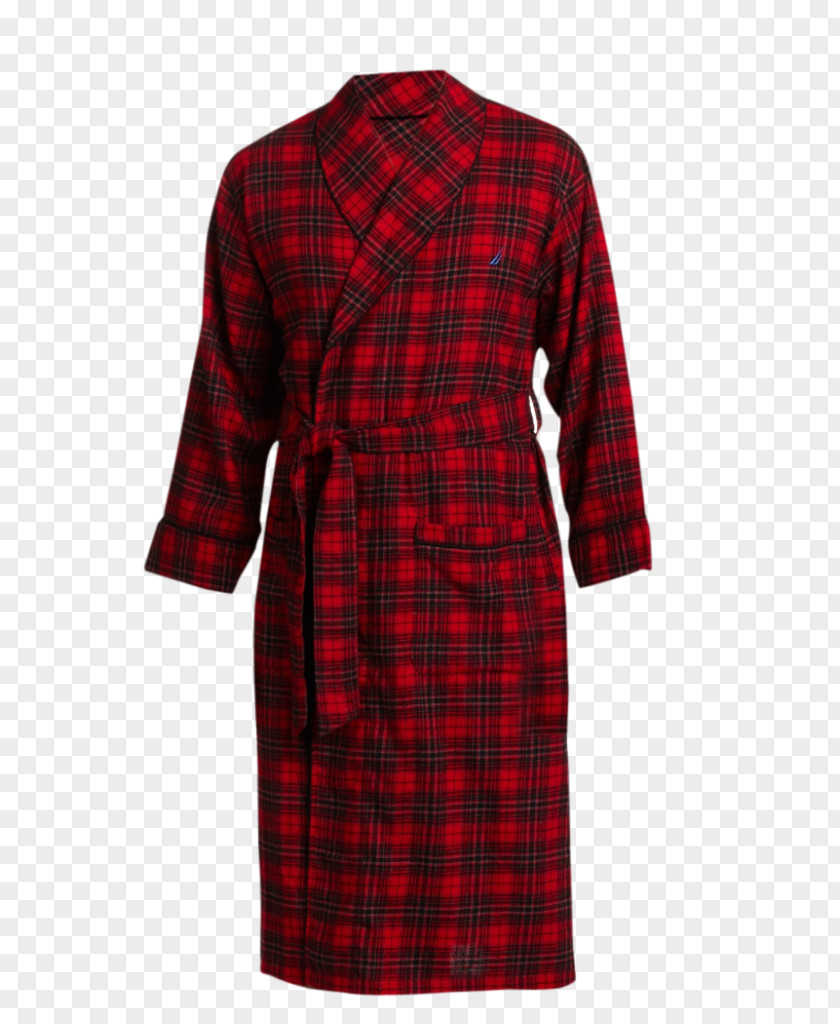 Dress Tartan Robe Maroon PNG