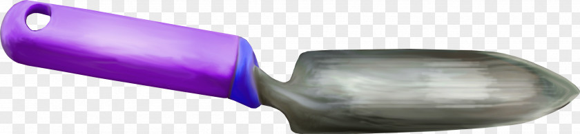 Hand-painted Shovel Head Car Purple PNG