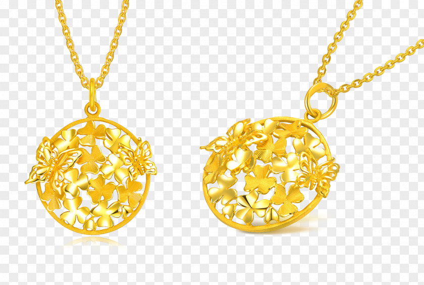 Necklace Gold Chain PNG