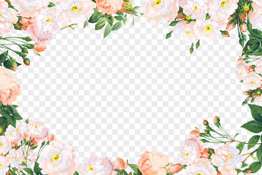 Pink And Fresh Flowers Border Texture PNG and fresh flowers border texture clipart PNG