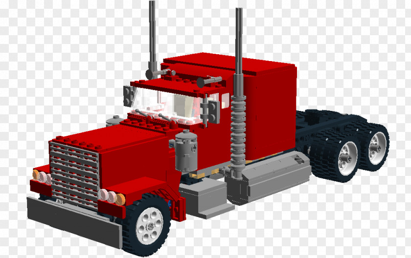 Small Truck Peterbilt Car 3D Modeling Vehicle PNG