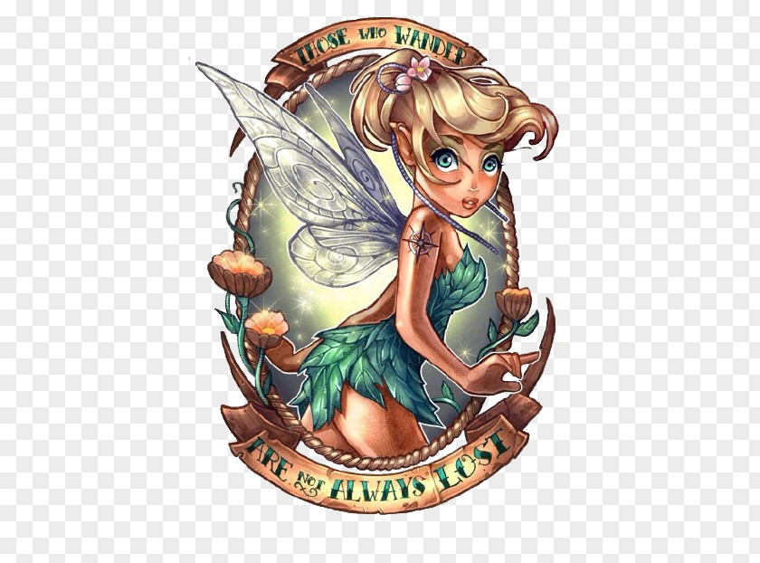 Wizard Painting Tinker Bell Peter Pan T-shirt Lost Boys Disney Fairies PNG