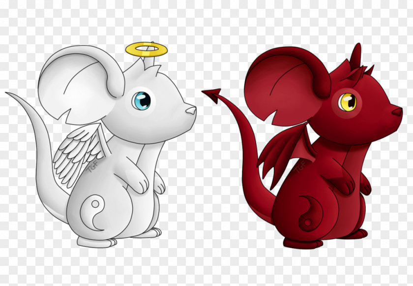 Good And Bad Cartoon Computer Mouse PNG