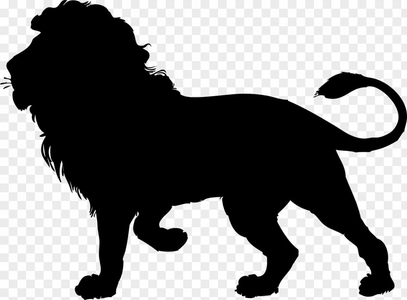 Lion African Wild Dog Silhouette Clip Art PNG