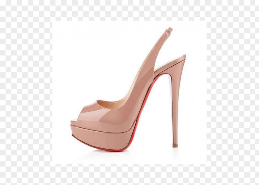 Louboutin Court Shoe Absatz High-heeled Footwear Slingback PNG