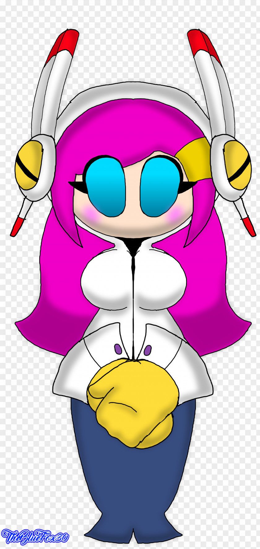 Planet Doodle Kirby: Robobot Triple Deluxe Fan Art PNG