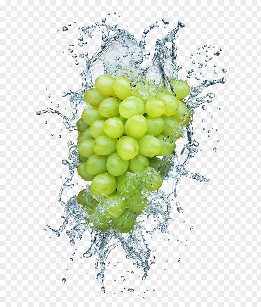 Spray Grapes Juice Grape Leaves Water Fruit PNG
