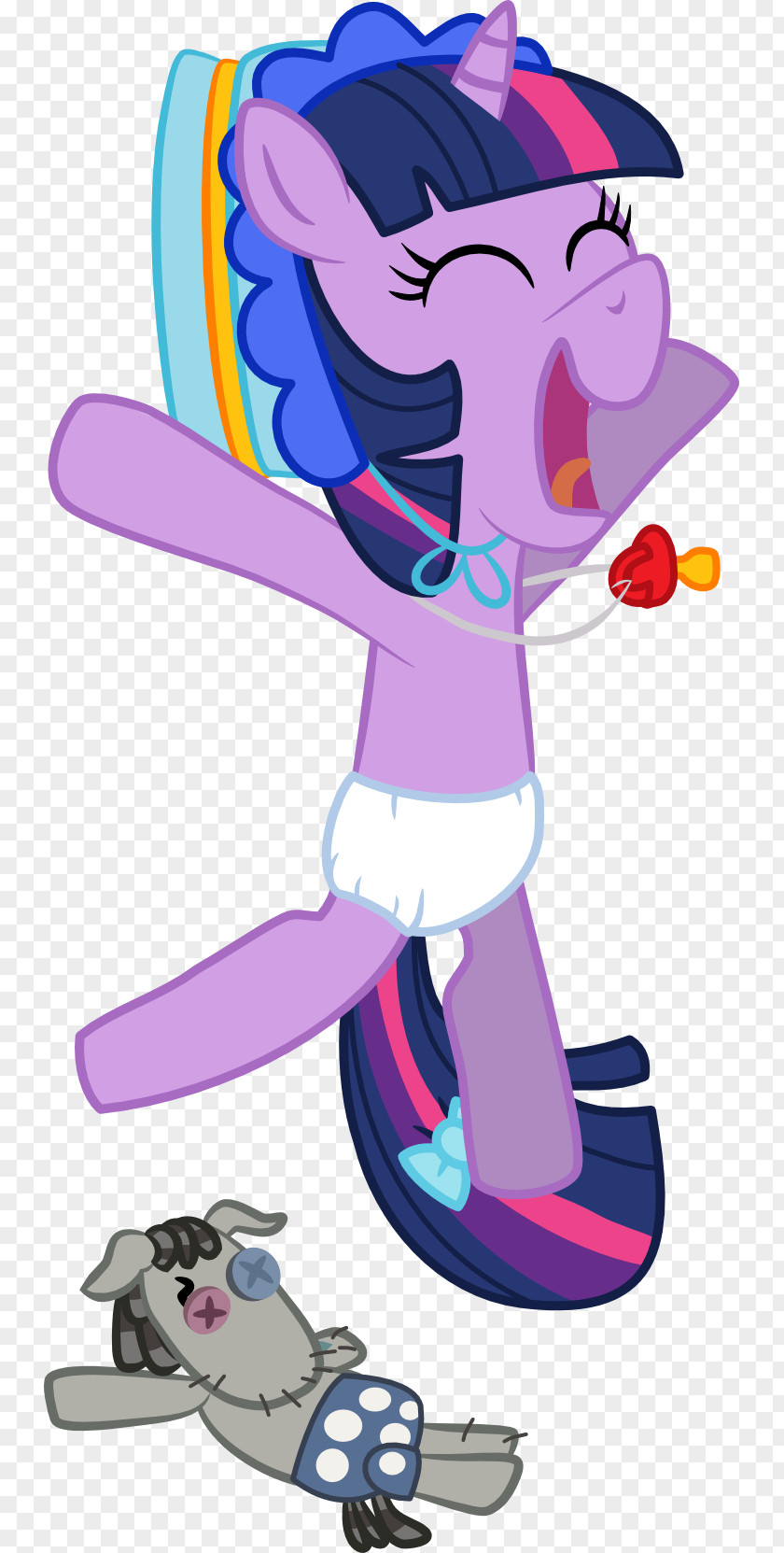 Baby Daiper Twilight Sparkle Pony Diaper Fluttershy Female PNG